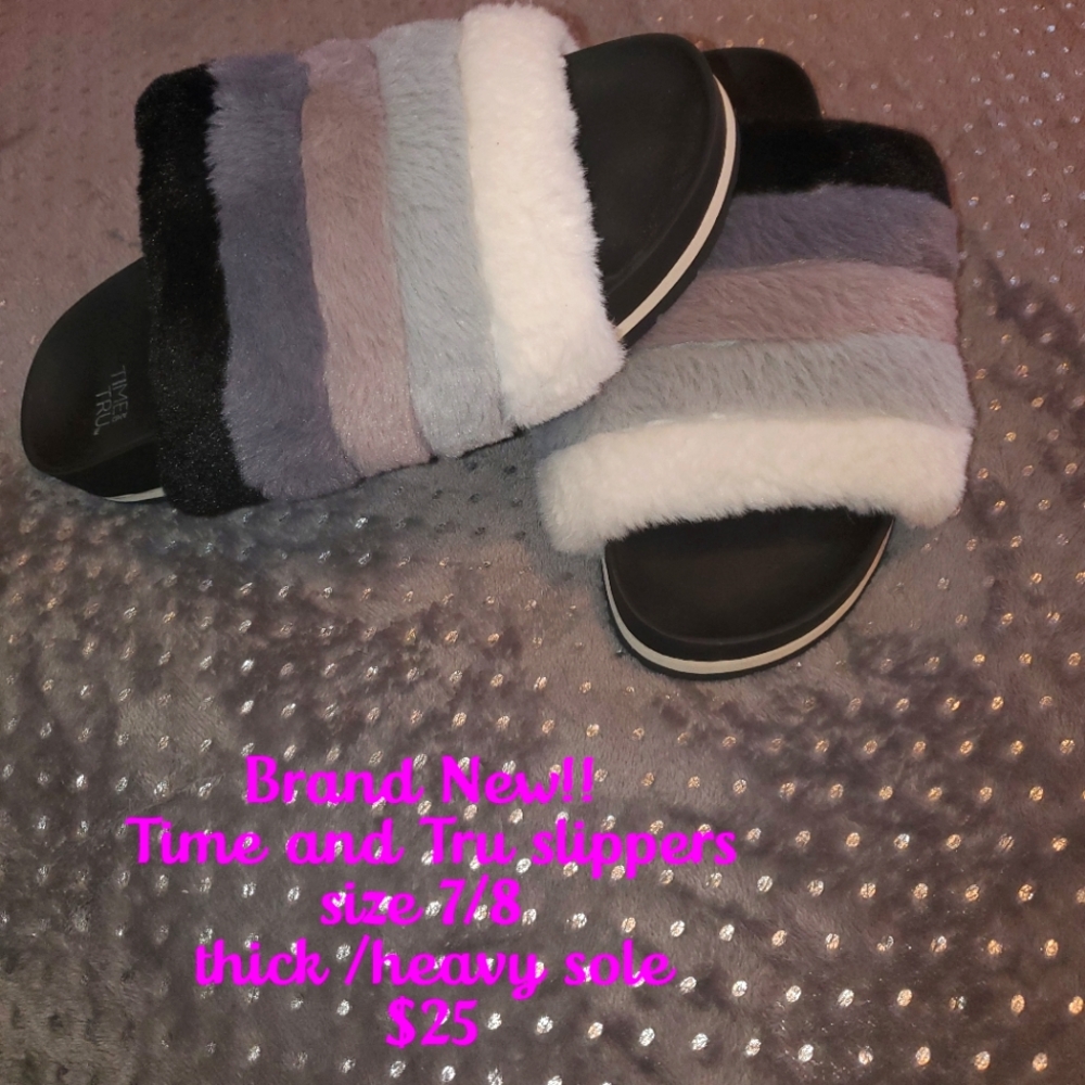 Brand New Time and Tru slippers